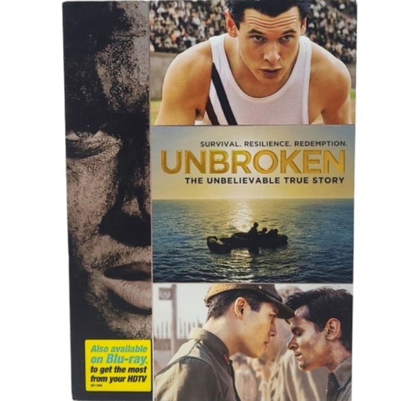 NEW SEALED DVD "UNBROKEN" THE UNBELIEVABKE TRUE STORY "A SPIRIT THAT SOARS" - Picture 1 of 4